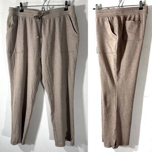 2/$35 Isaac Mizrahi SOHO Knit Drawstring Pants Sz L A351125